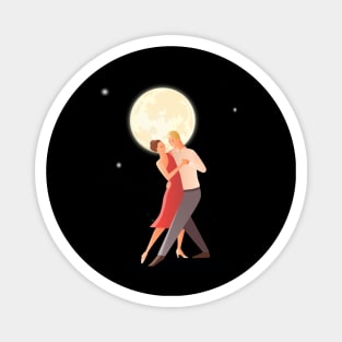 Dance At Home Together With The Moon Lighting Dance Teacher Magnet